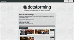 Desktop Screenshot of dotstorming.com